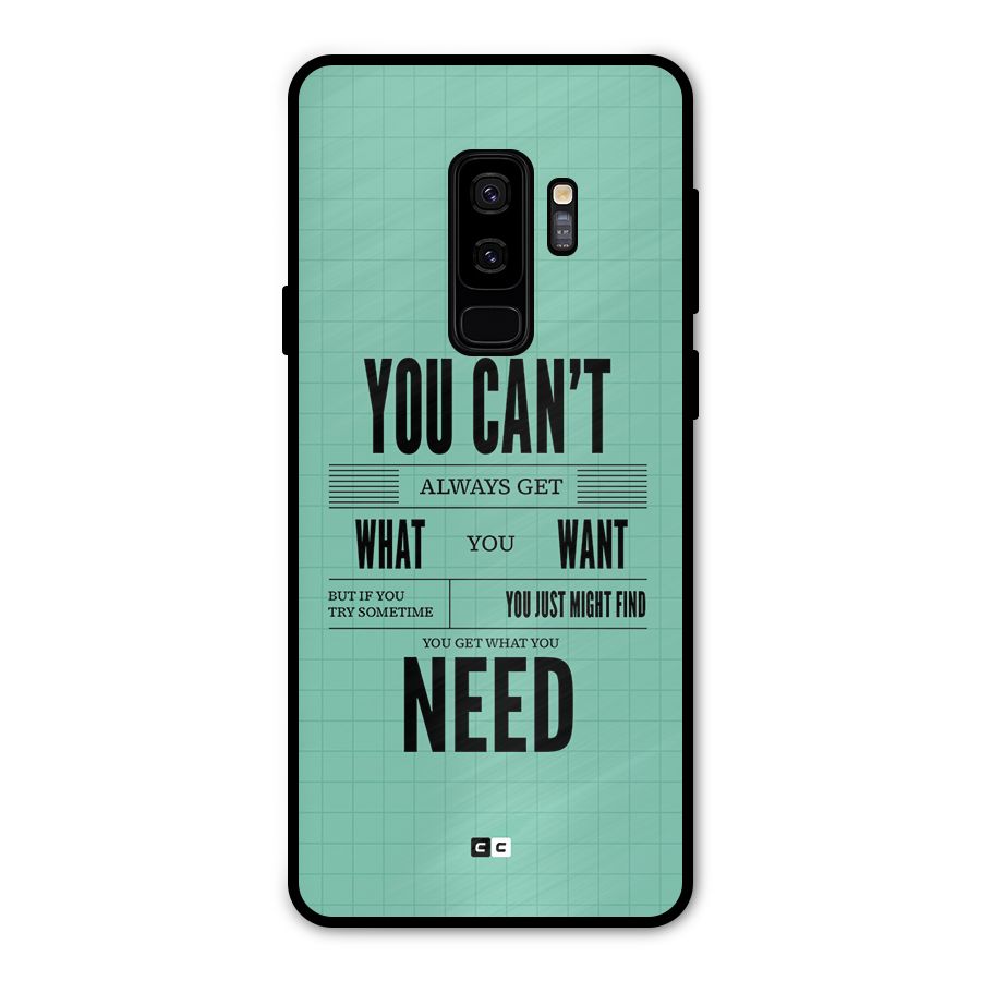 Cant Always Get Metal Back Case for Galaxy S9 Plus