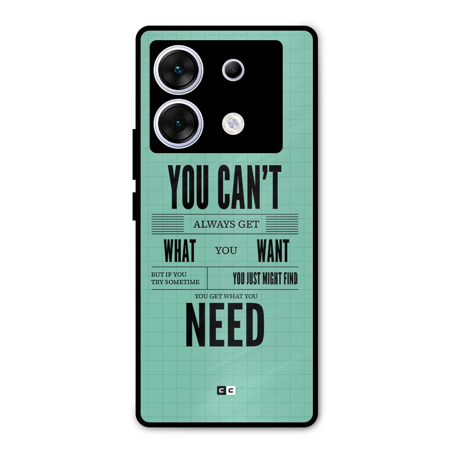 Cant Always Get Metal Back Case for Infinix Zero 30 5G