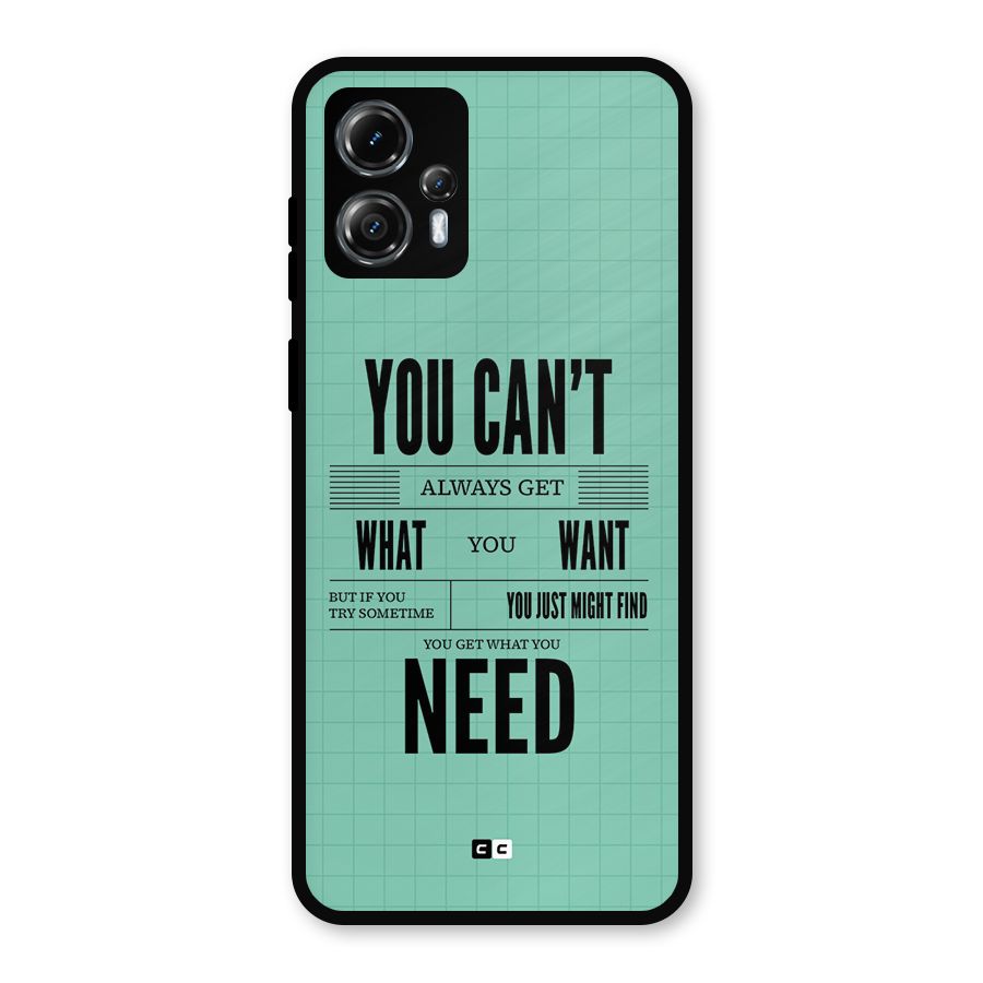 Cant Always Get Metal Back Case for Moto G13