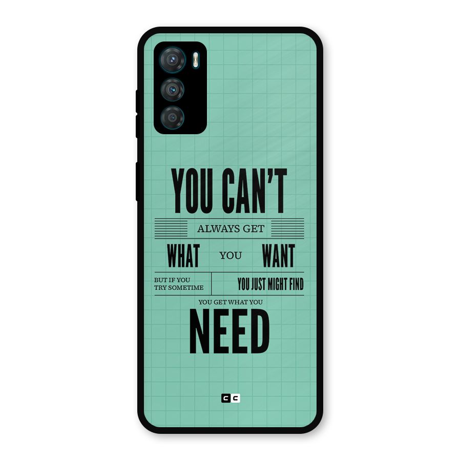 Cant Always Get Metal Back Case for Moto G42