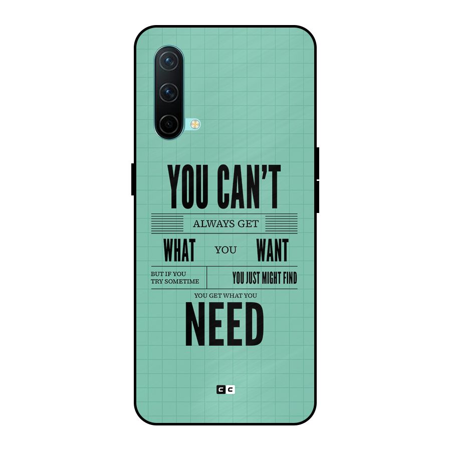 Cant Always Get Metal Back Case for OnePlus Nord CE 5G