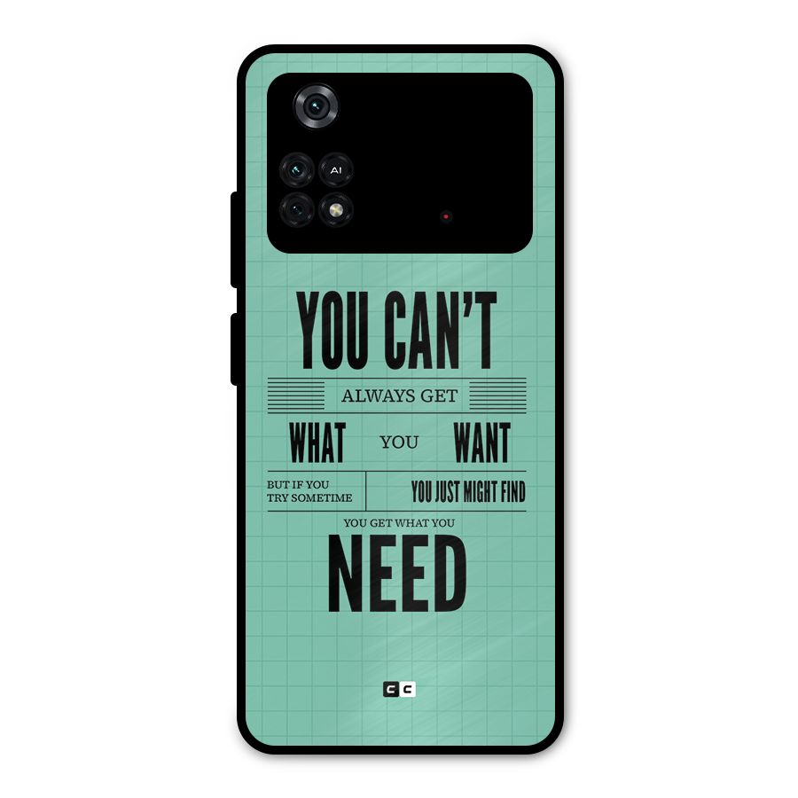 Cant Always Get Metal Back Case for Poco M4 Pro 4G