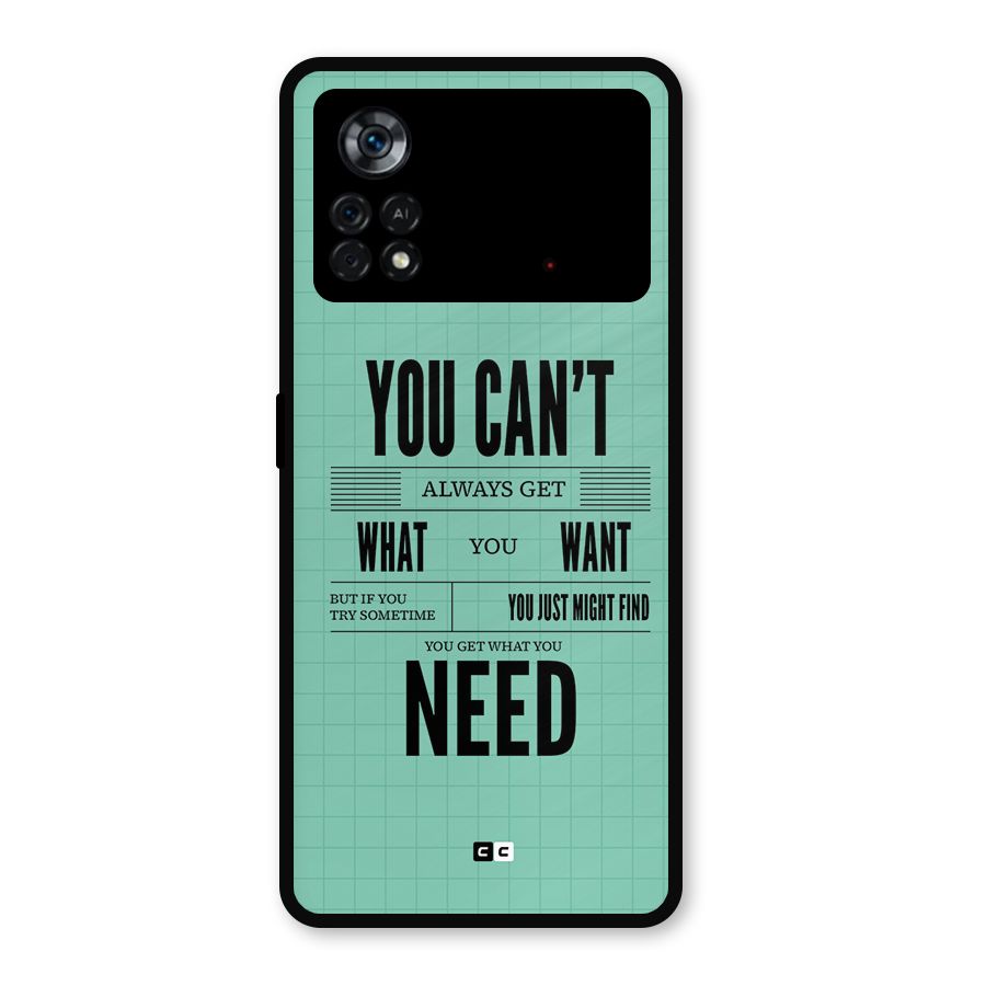 Cant Always Get Metal Back Case for Poco X4 Pro 5G