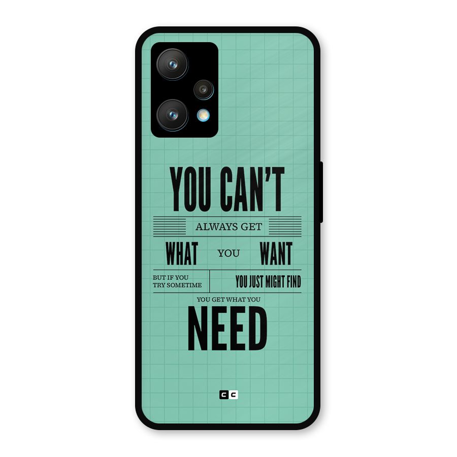 Cant Always Get Metal Back Case for Realme 9