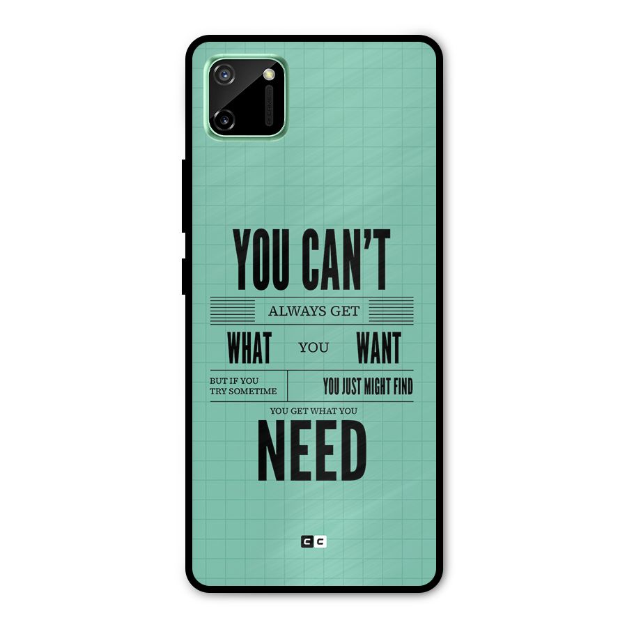 Cant Always Get Metal Back Case for Realme C11