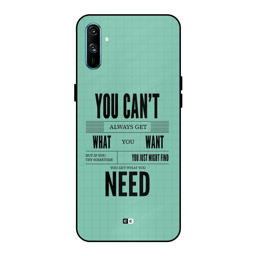 Cant Always Get Metal Back Case for Realme C3