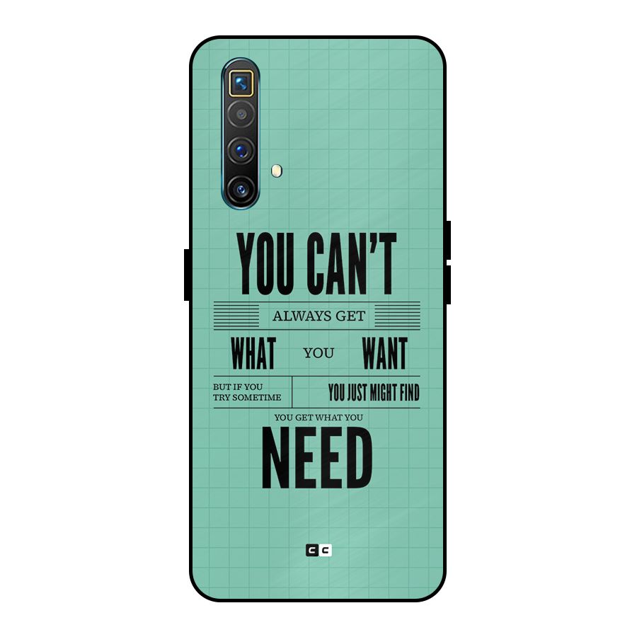 Cant Always Get Metal Back Case for Realme X3