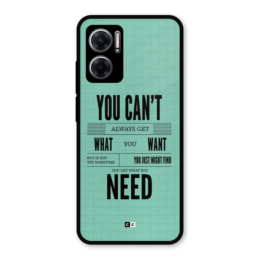 Cant Always Get Metal Back Case for Redmi 11 Prime 5G