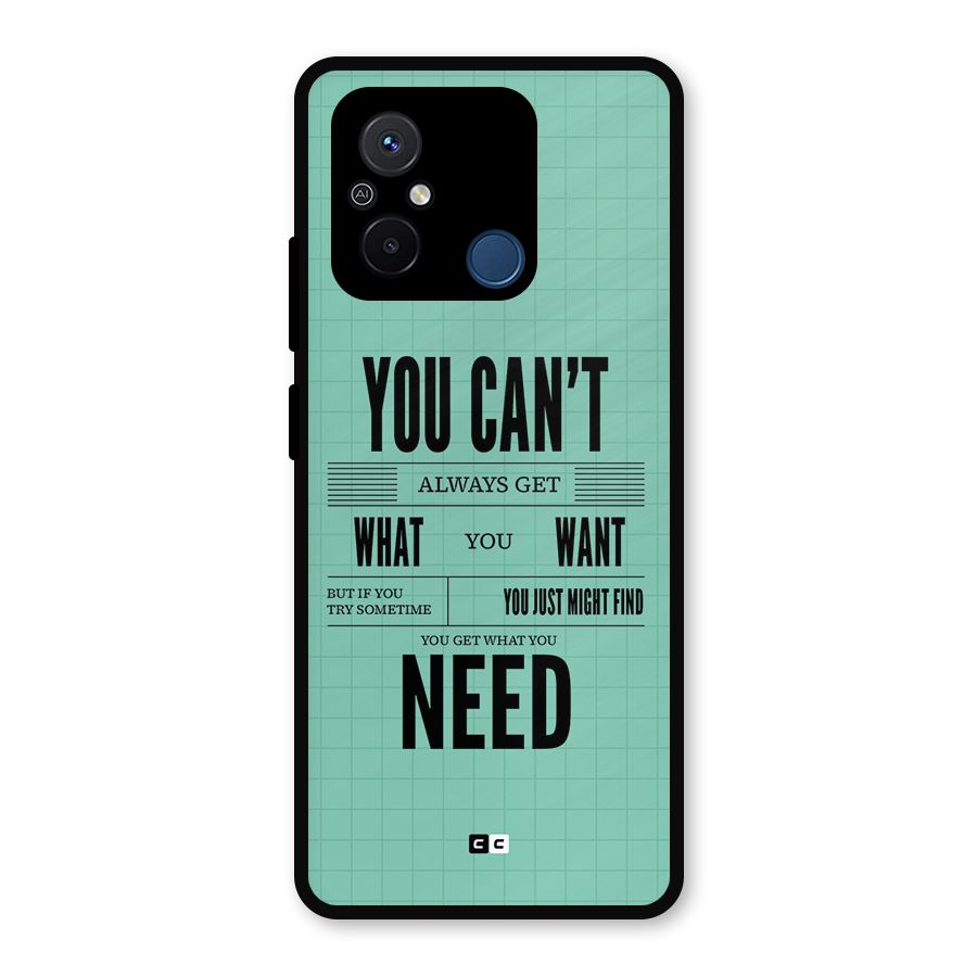 Cant Always Get Metal Back Case for Redmi 12C
