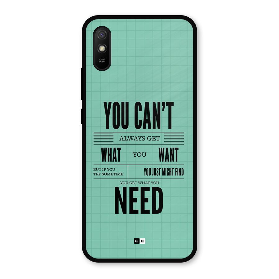 Cant Always Get Metal Back Case for Redmi 9a