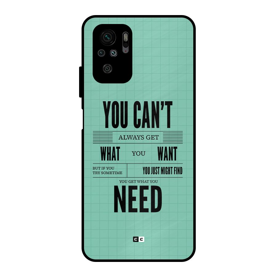 Cant Always Get Metal Back Case for Redmi Note 11 SE