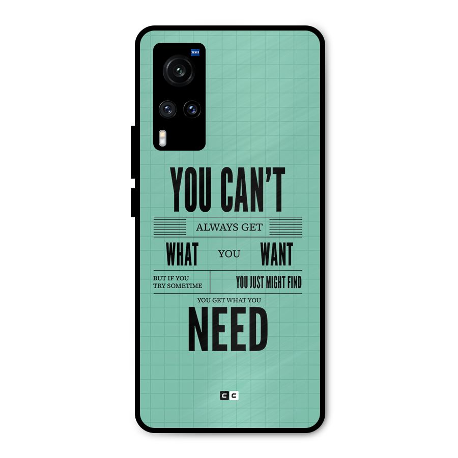 Cant Always Get Metal Back Case for Vivo X60