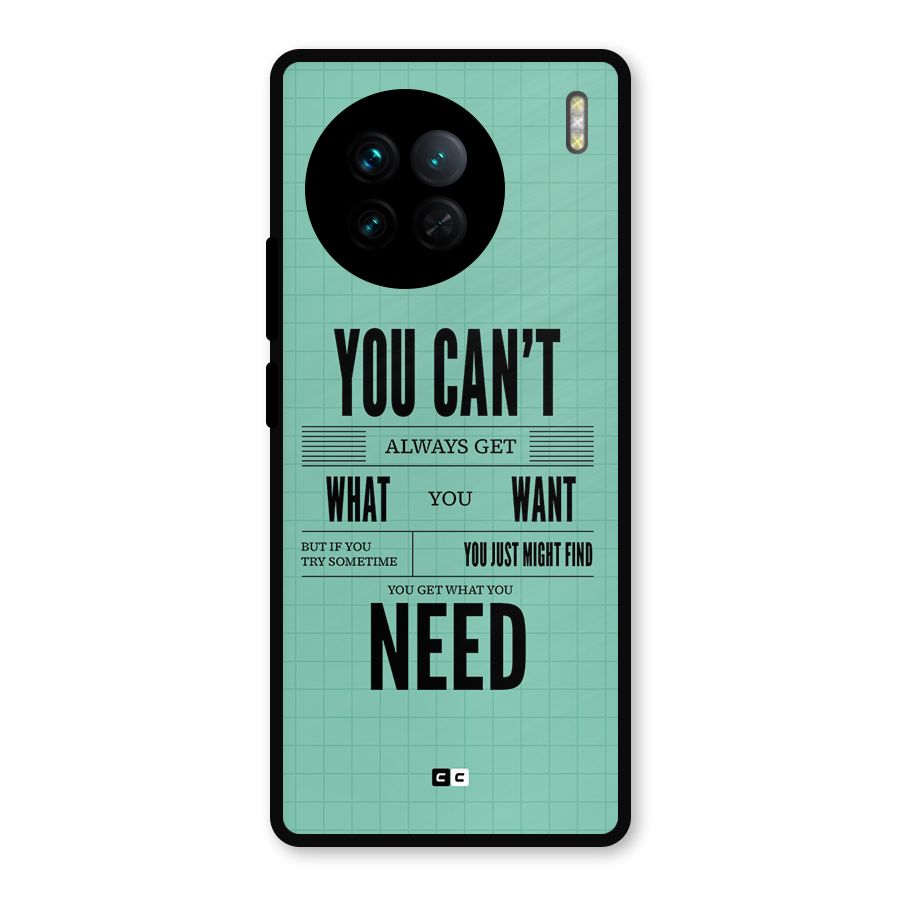 Cant Always Get Metal Back Case for Vivo X90
