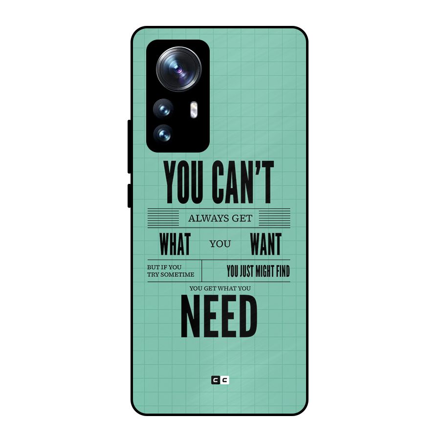 Cant Always Get Metal Back Case for Xiaomi 12 Pro