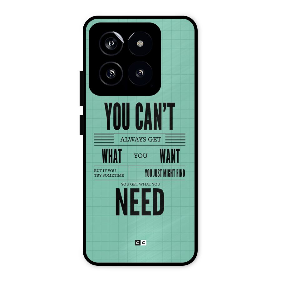 Cant Always Get Metal Back Case for Xiaomi 14