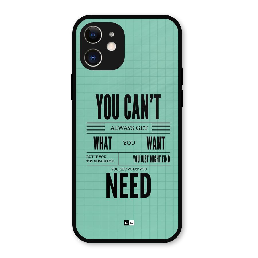 Cant Always Get Metal Back Case for iPhone 12