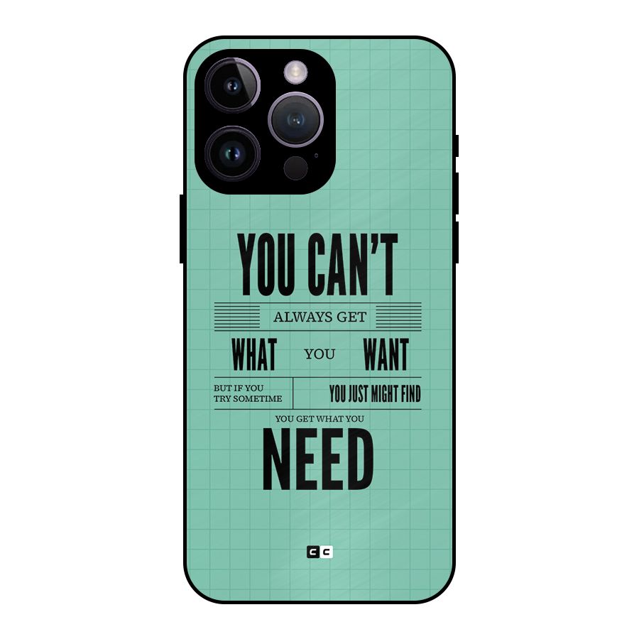 Cant Always Get Metal Back Case for iPhone 14 Pro Max