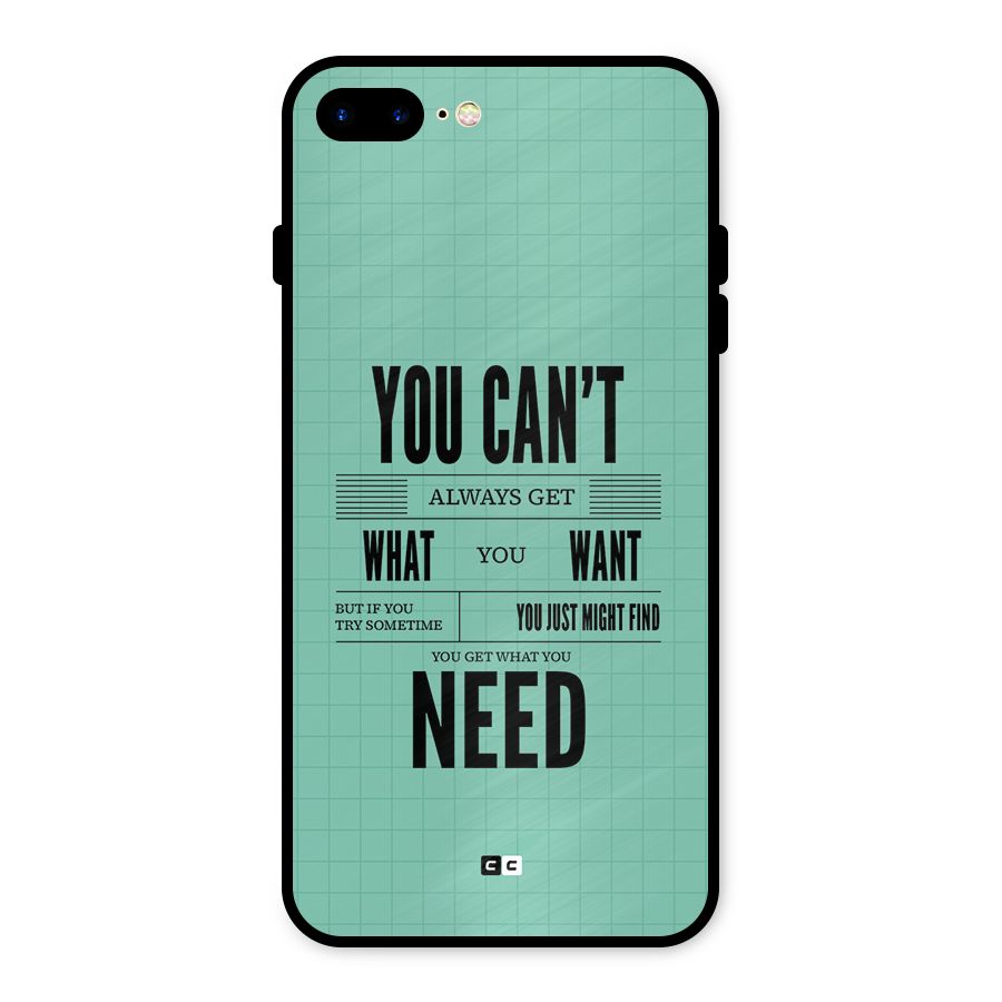Cant Always Get Metal Back Case for iPhone 7 Plus