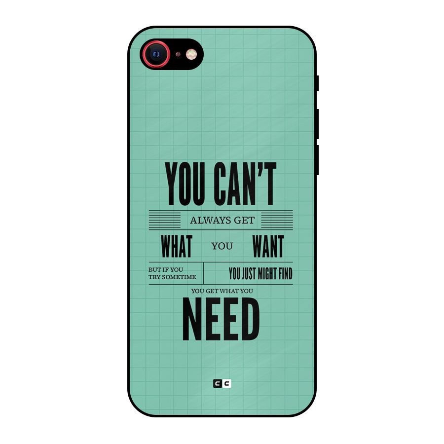 Cant Always Get Metal Back Case for iPhone SE 2022