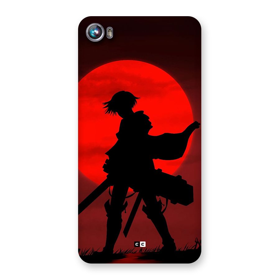 Captain Levi Acramen Back Case for Canvas Fire 4 (A107)