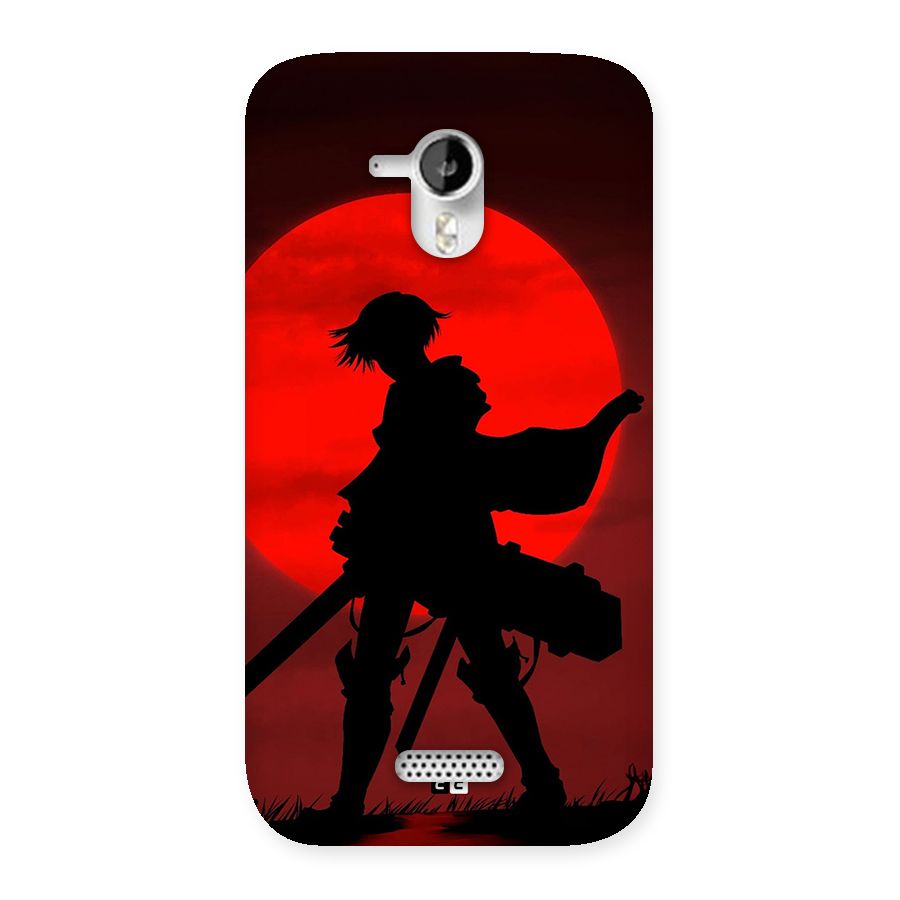 Captain Levi Acramen Back Case for Canvas HD A116