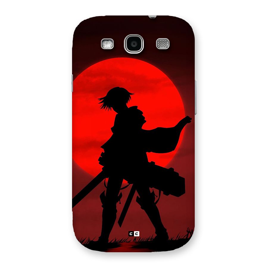 Captain Levi Acramen Back Case for Galaxy S3