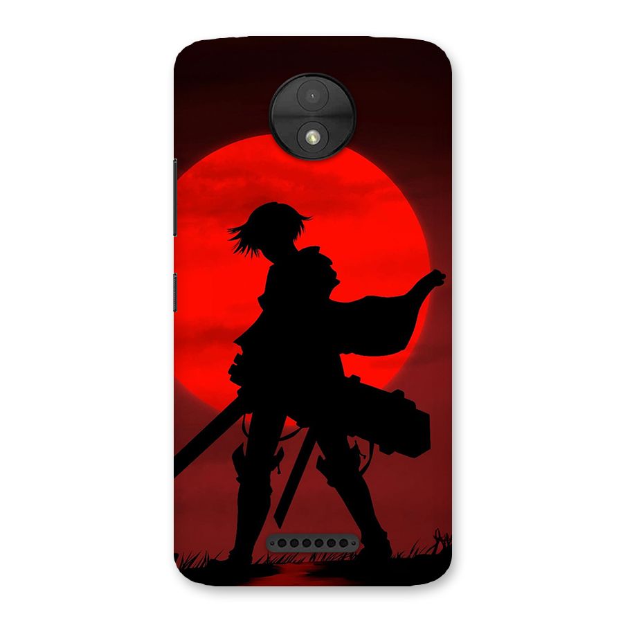 Captain Levi Acramen Back Case for Moto C