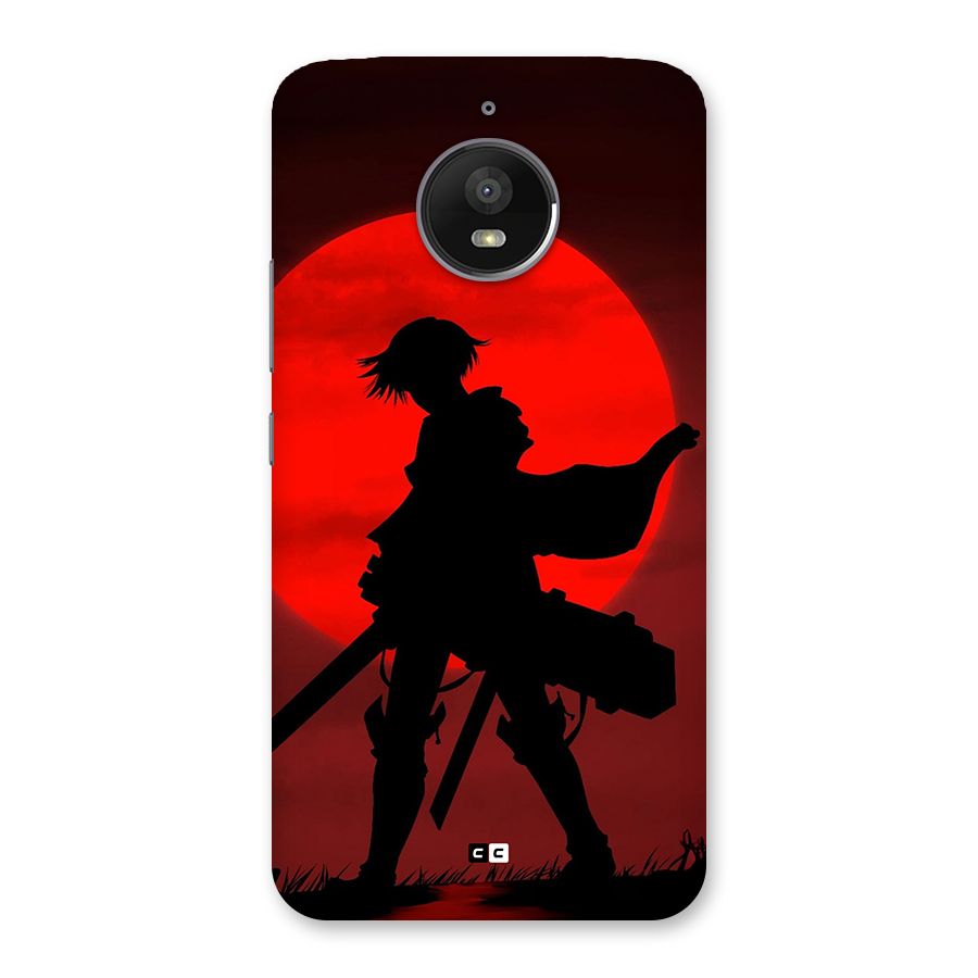 Captain Levi Acramen Back Case for Moto E4 Plus
