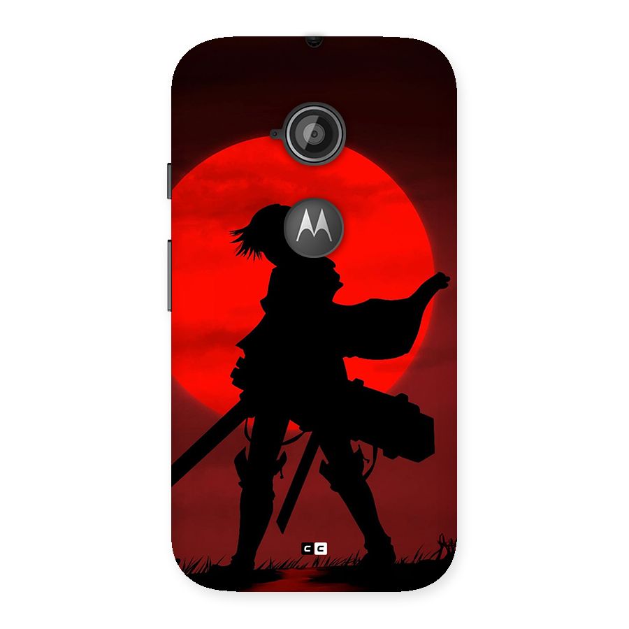 Captain Levi Acramen Back Case for Moto E 2nd Gen