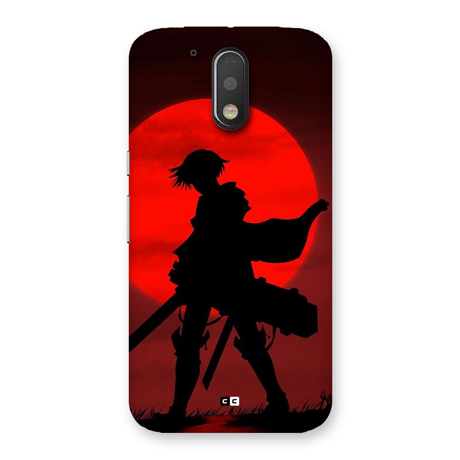 Captain Levi Acramen Back Case for Moto G4 Plus