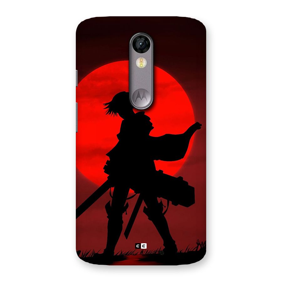 Captain Levi Acramen Back Case for Moto X Force