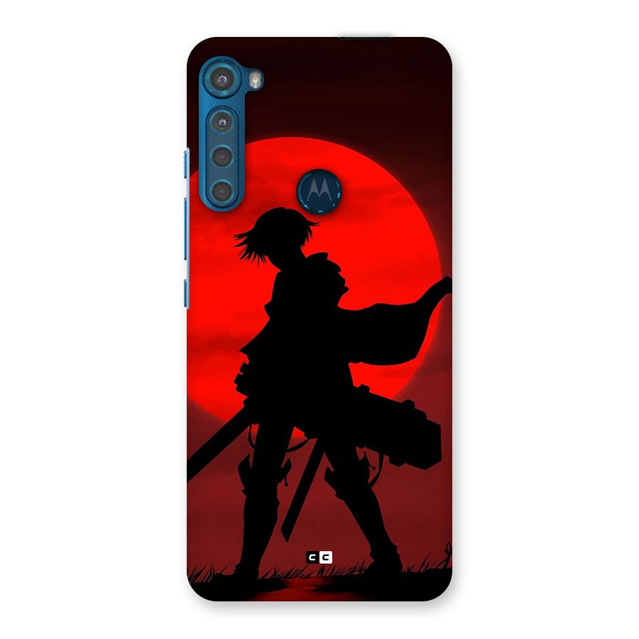 Captain Levi Acramen Back Case for Motorola One Fusion Plus