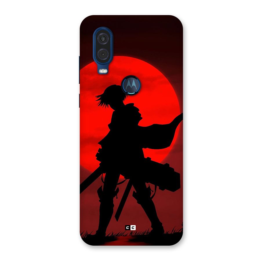 Captain Levi Acramen Back Case for Motorola One Vision