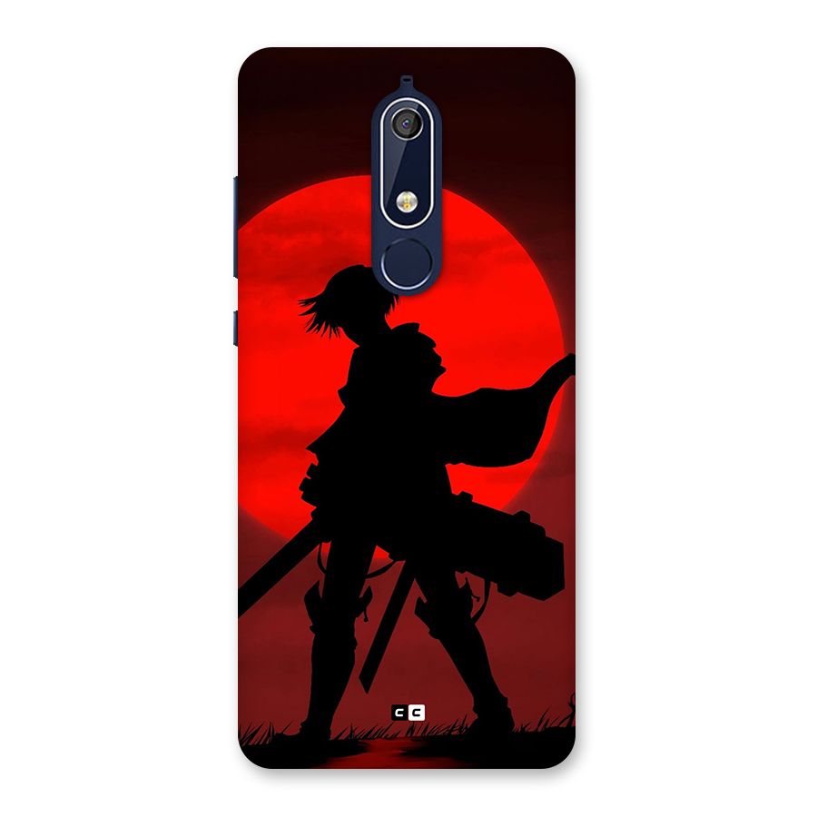 Captain Levi Acramen Back Case for Nokia 5.1