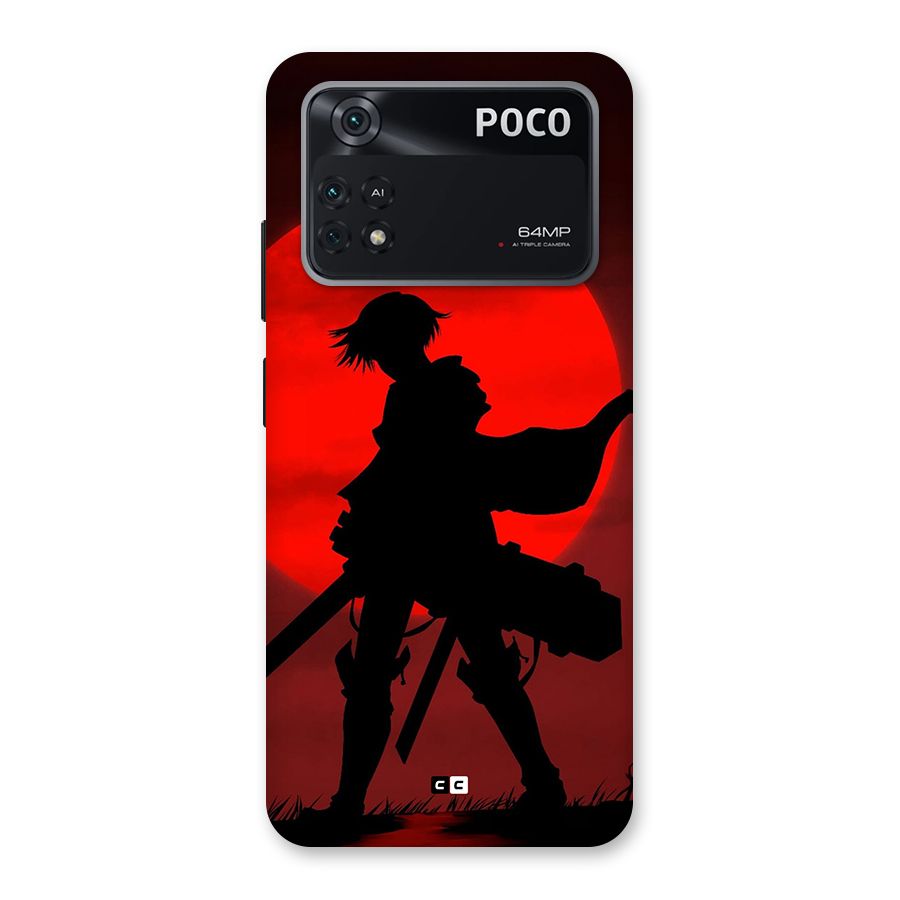 Captain Levi Acramen Back Case for Poco M4 Pro 4G