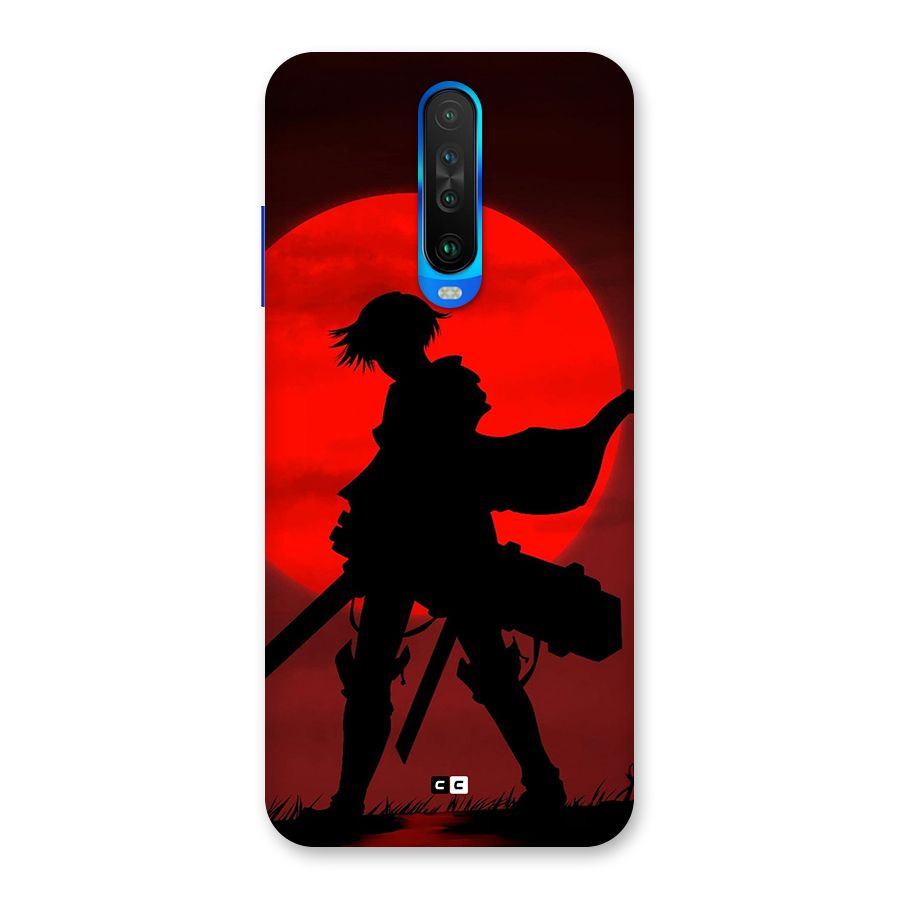 Captain Levi Acramen Back Case for Poco X2