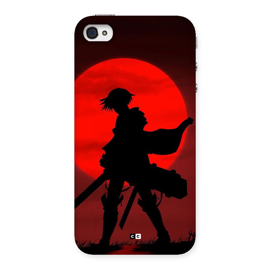 Captain Levi Acramen Back Case for iPhone 4 4s