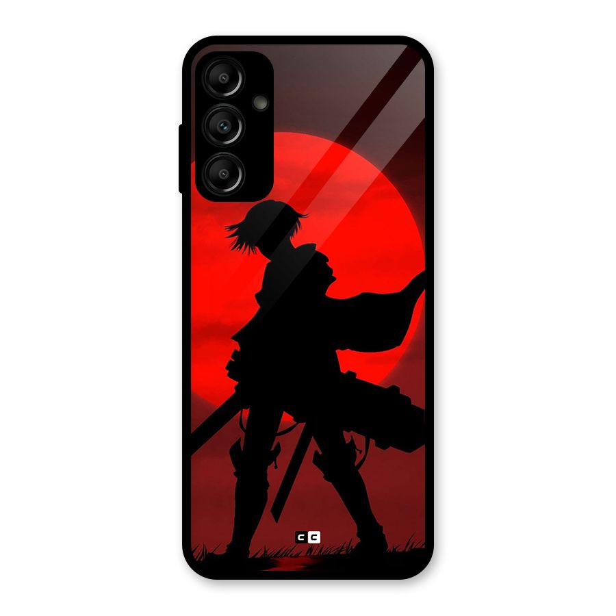 Captain Levi Acramen Glass Back Case for Galaxy A14 5G