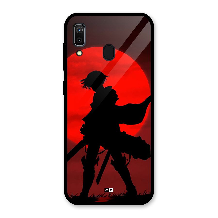 Captain Levi Acramen Glass Back Case for Galaxy A30