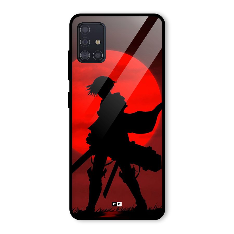 Captain Levi Acramen Glass Back Case for Galaxy A51