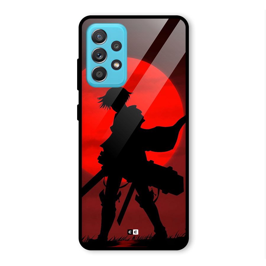 Captain Levi Acramen Glass Back Case for Galaxy A52s 5G
