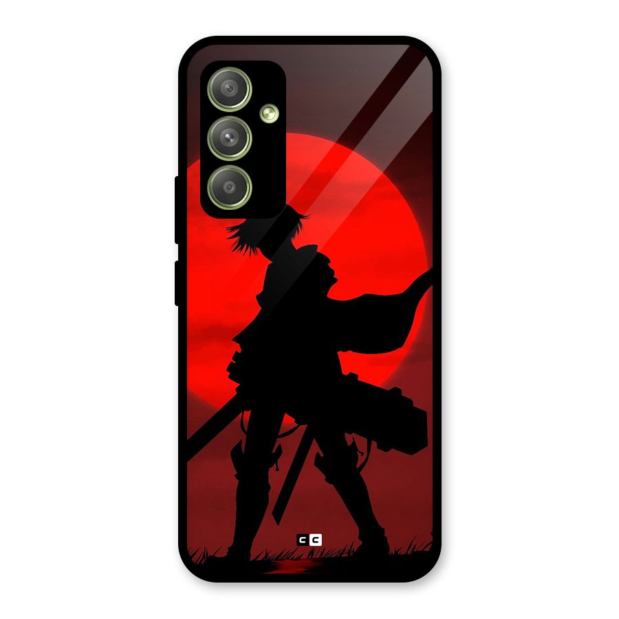 Captain Levi Acramen Glass Back Case for Galaxy A54