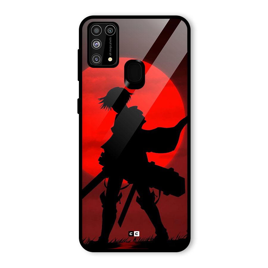 Captain Levi Acramen Glass Back Case for Galaxy F41