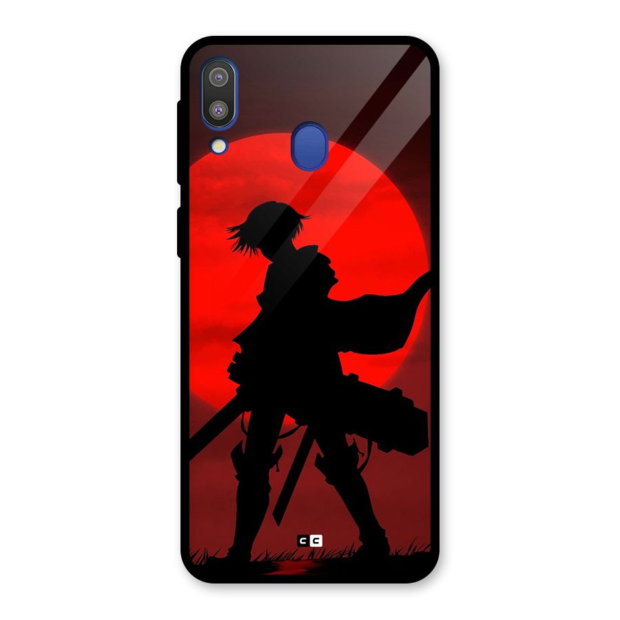 Captain Levi Acramen Glass Back Case for Galaxy M20