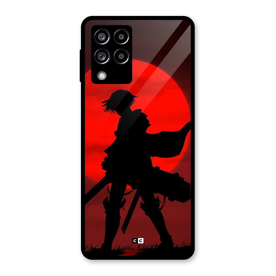 Captain Levi Acramen Glass Back Case for Galaxy M53 5G