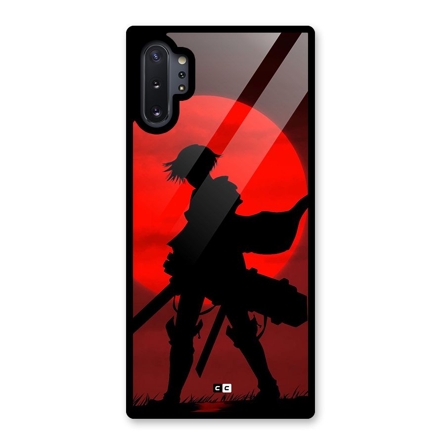 Captain Levi Acramen Glass Back Case for Galaxy Note 10 Plus