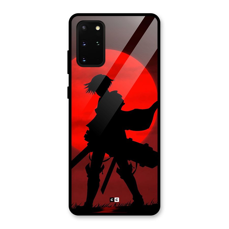 Captain Levi Acramen Glass Back Case for Galaxy S20 Plus