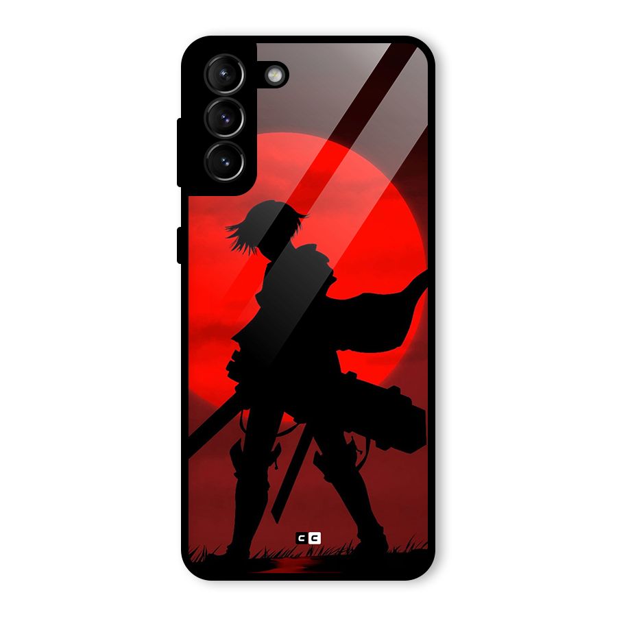 Captain Levi Acramen Glass Back Case for Galaxy S21 Plus