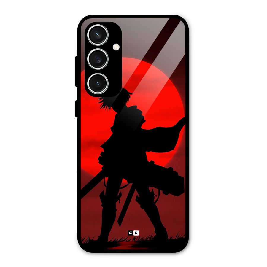 Captain Levi Acramen Glass Back Case for Galaxy S23 FE