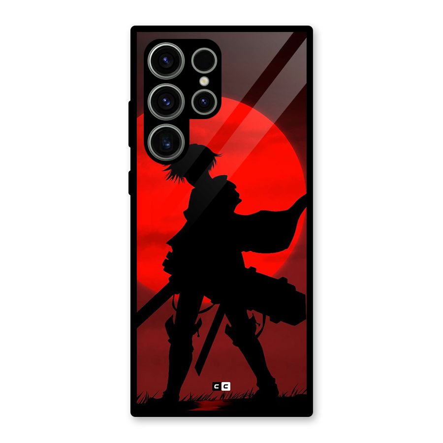 Captain Levi Acramen Glass Back Case for Galaxy S23 Ultra